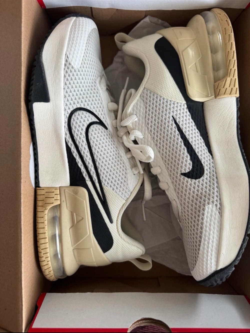 Nike Men’s Air Max Sneakers - White/Black/Tan